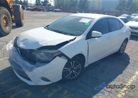 2014 Toyota Corolla Le Plus from USA, damaged, VIN 5YFBURHE8EP116898